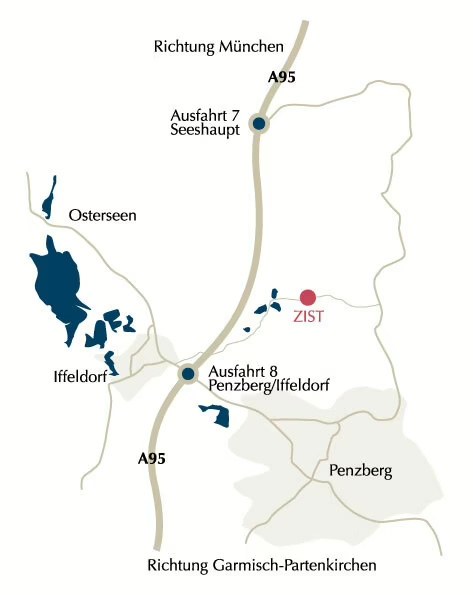Skizze Anfahrt Zist